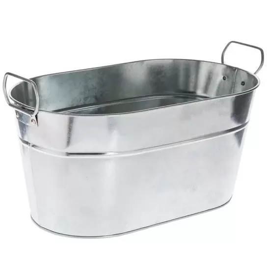 Oval Metal Container